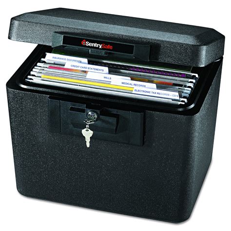 fireproof metal document box|fireproof lock box for documents.